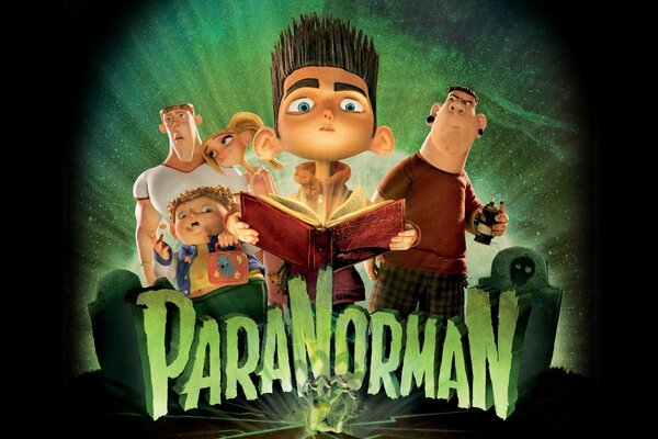 Poster for the cartoon about the boy Paranoomaniac 