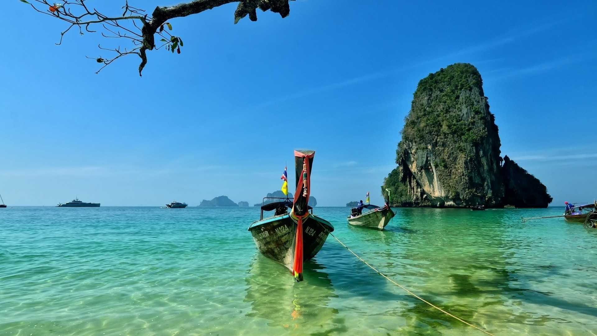 plage bateau nature