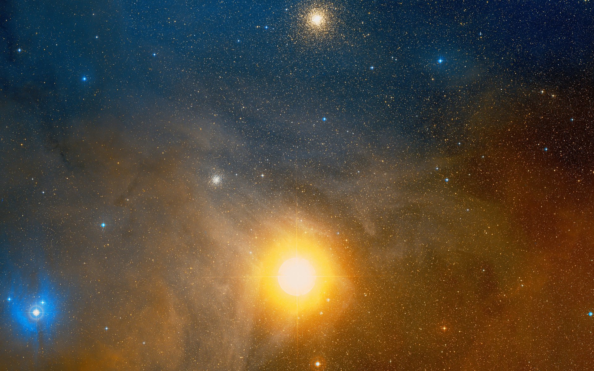 antares stelle spazio carta da parati