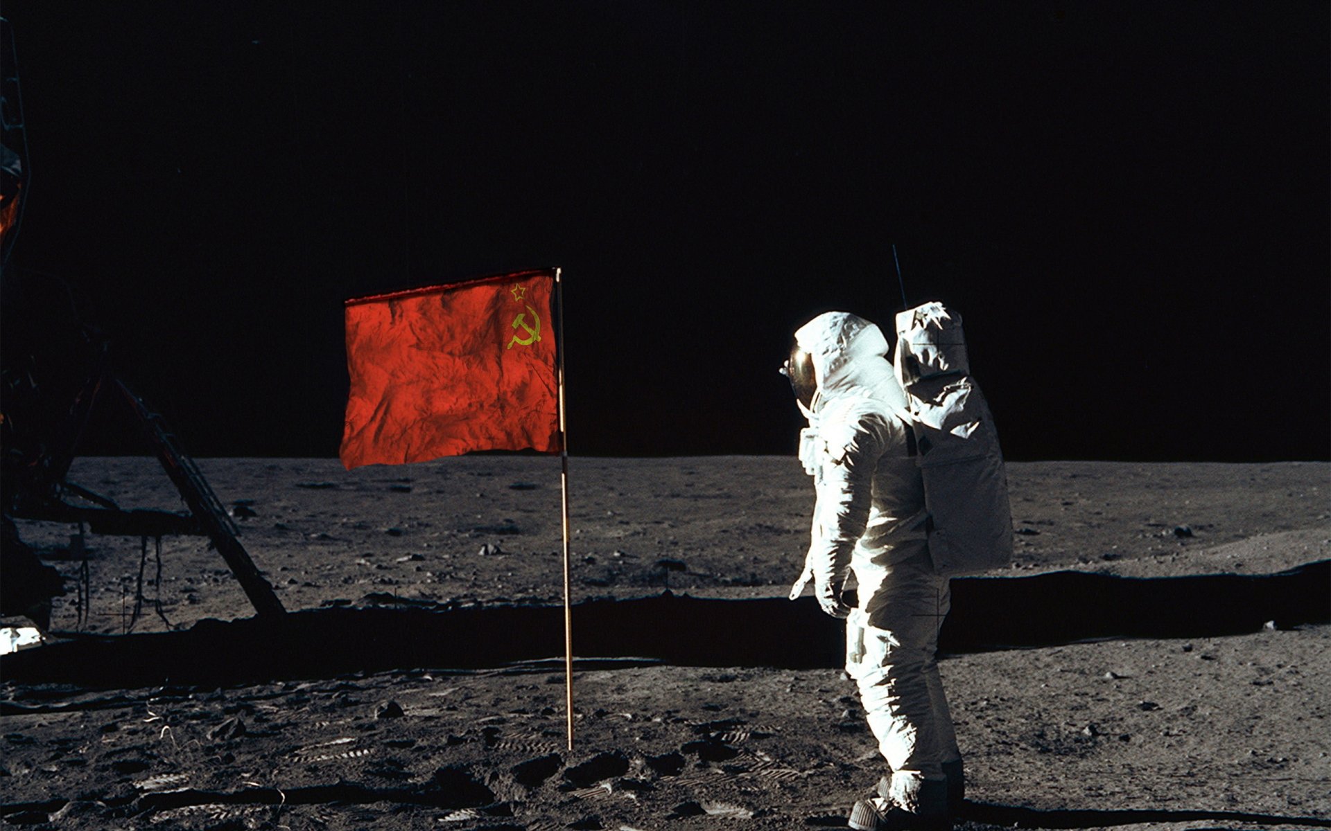 luna primero hombre en la luna urss bandera cosmonauta