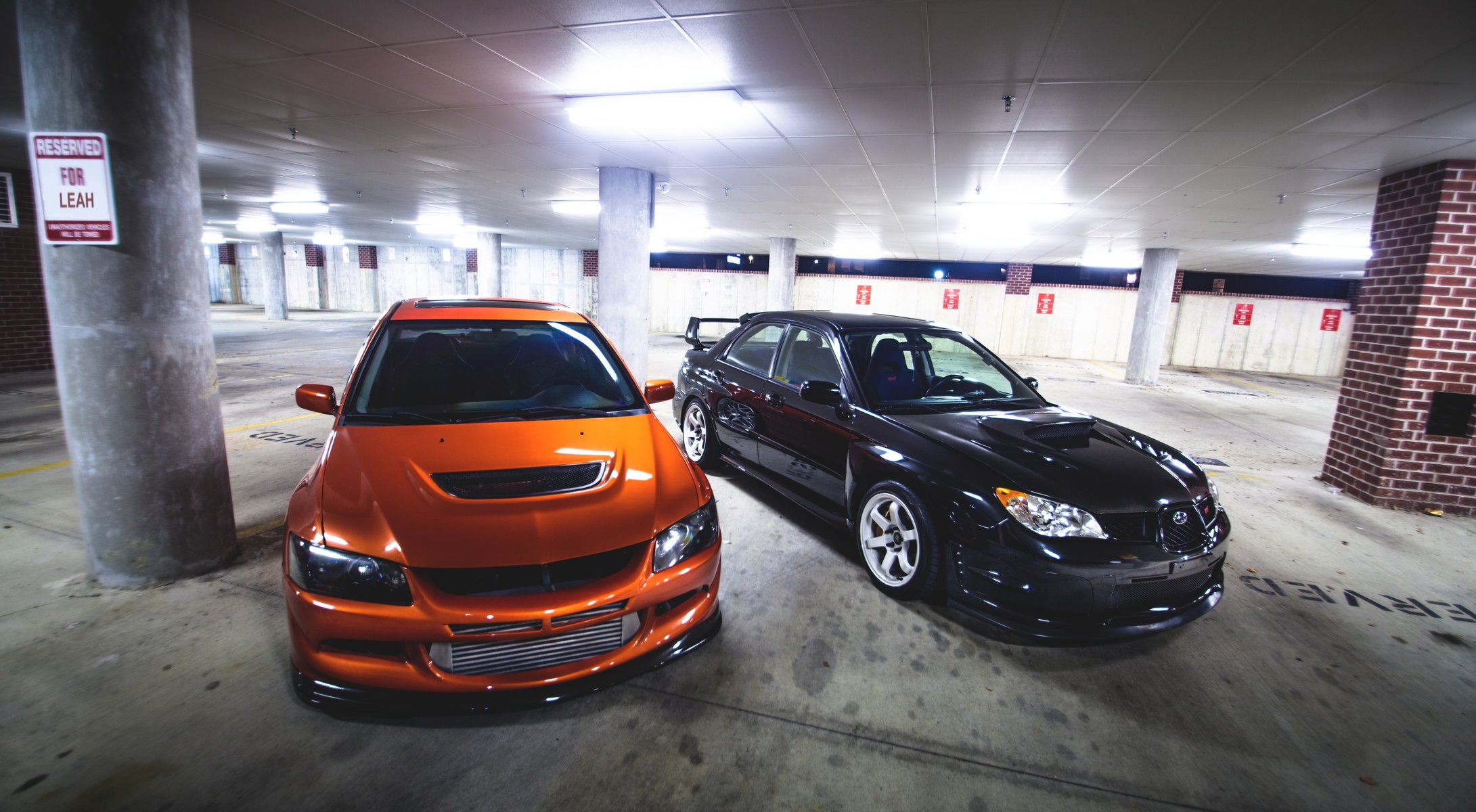 mitshubishi evo black ix the front tuning sti lancer orange evolution low