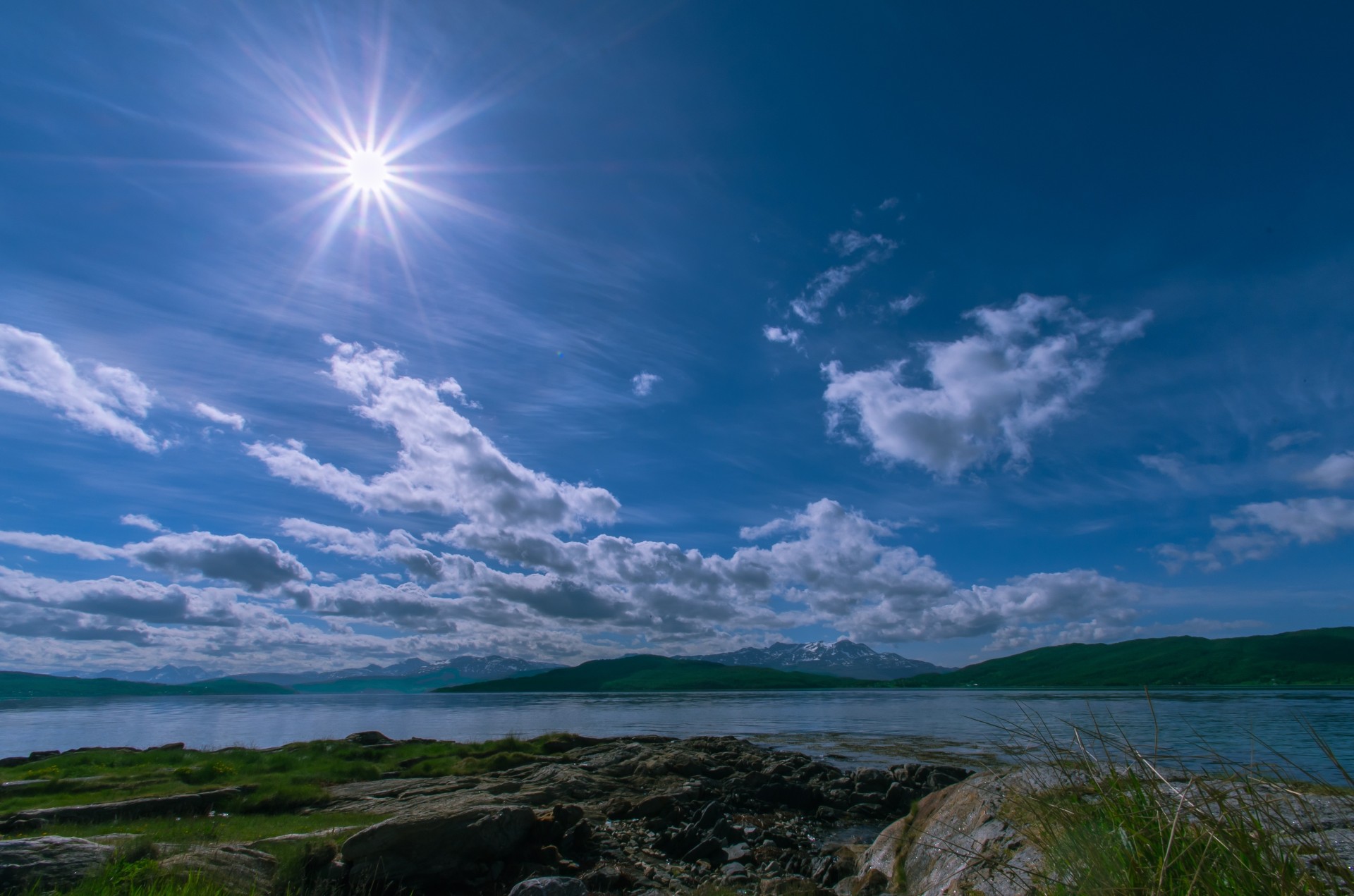 norway sky landscape lake