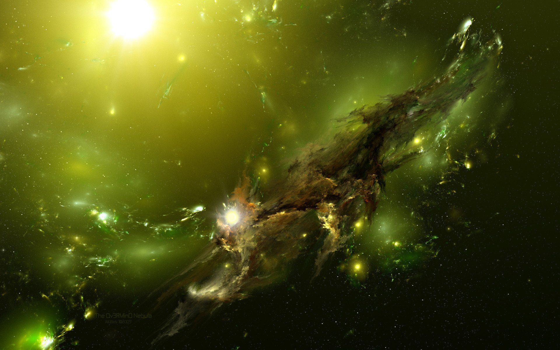 the ov3rmind nebula green universe