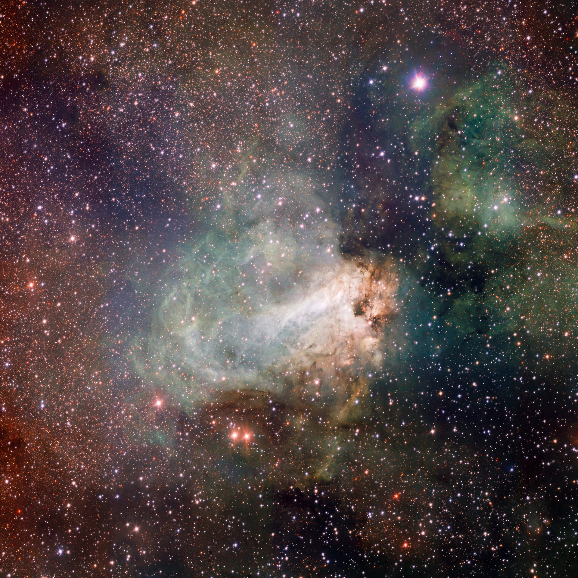 nebulosa omega costellazione sagittario cigno stelle