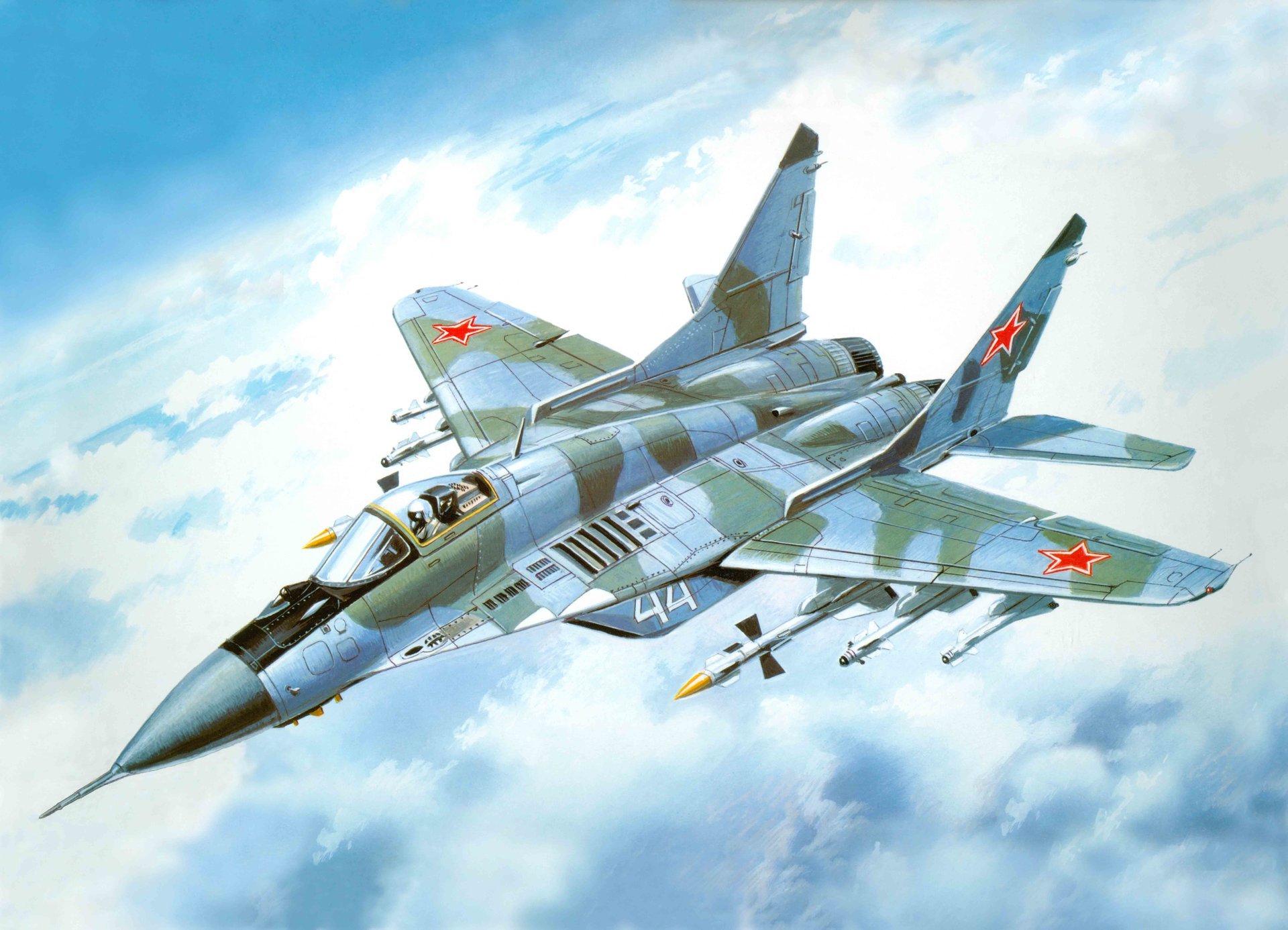 russisch mig-29 sowjetisch kunst mig-29 flugzeug