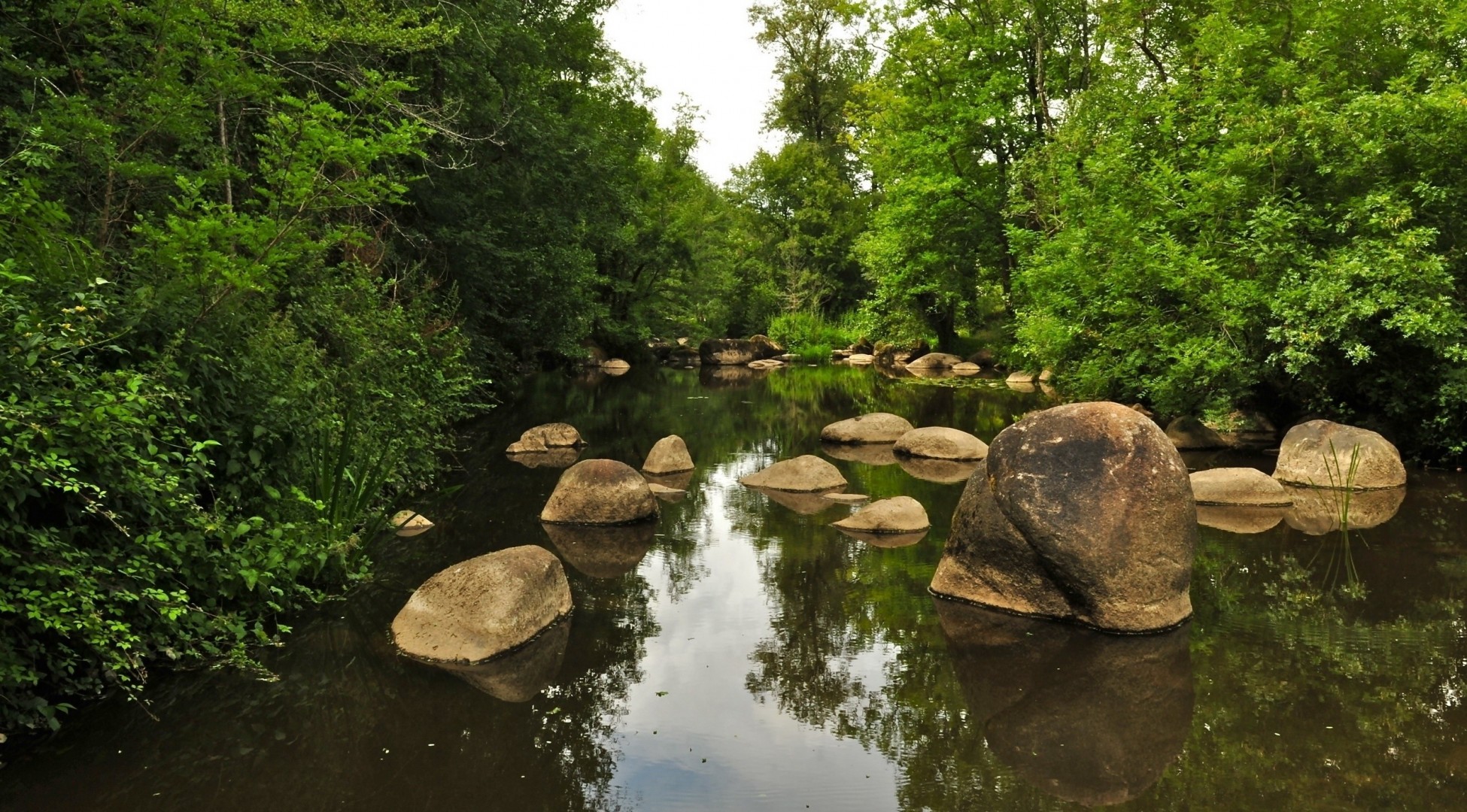 skały wędkarstwo rzeka natura motyw las wypoczynek piękny