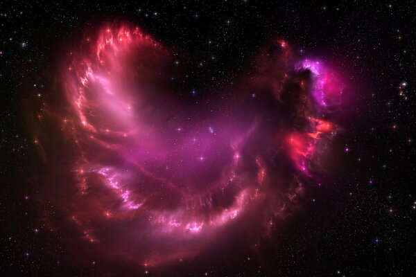 Cosmic radiance. Pink Nebula