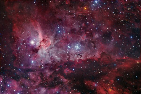 Nebulosa di emissione nella costellazione di Kiel