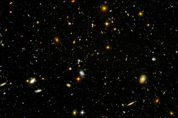 Der riesige intergalaktische Raum der Galaxie