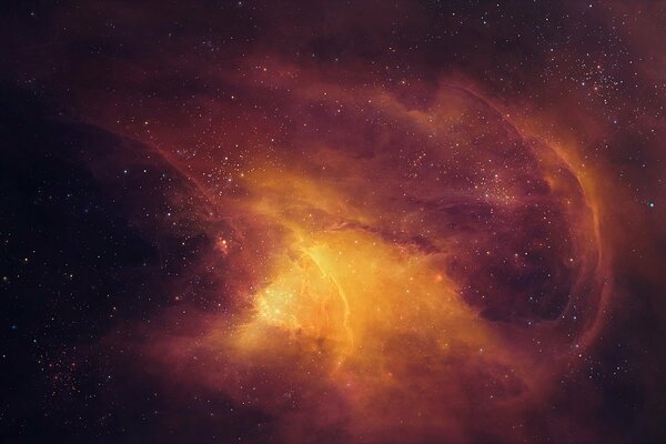 A stellar nebula in the universe