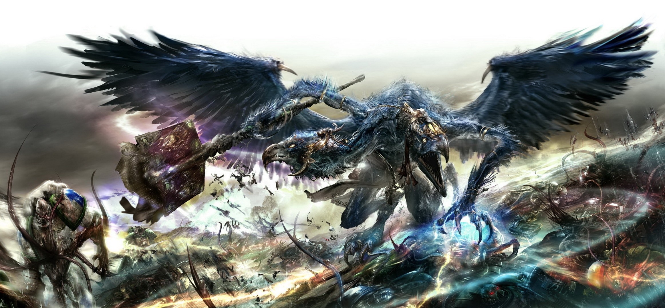 tzeentch chaos warhammer 40k bataille démon