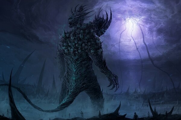 Monster giant chriscold. Art