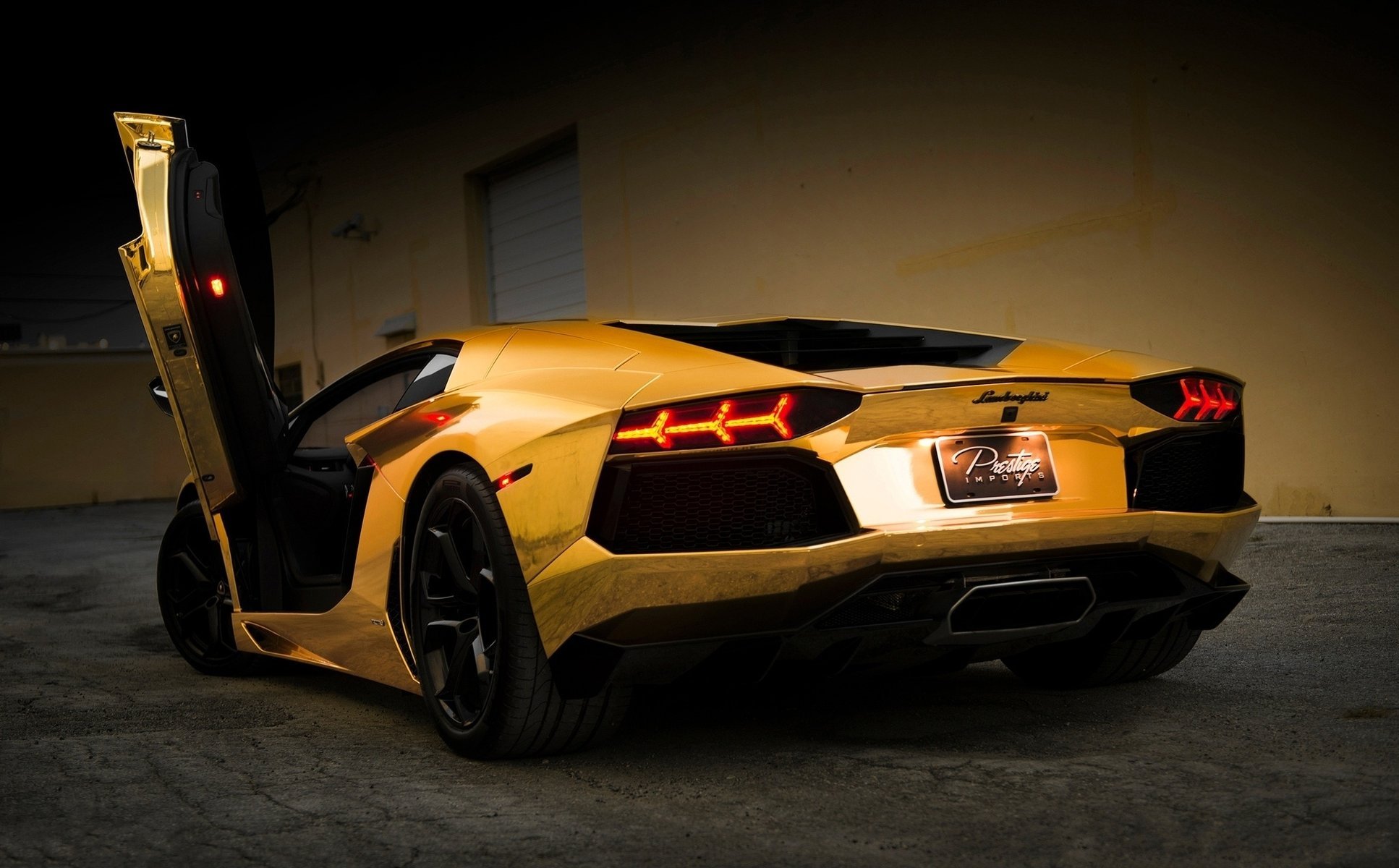 auto auto oro oro aventador tuning lamborghini notte