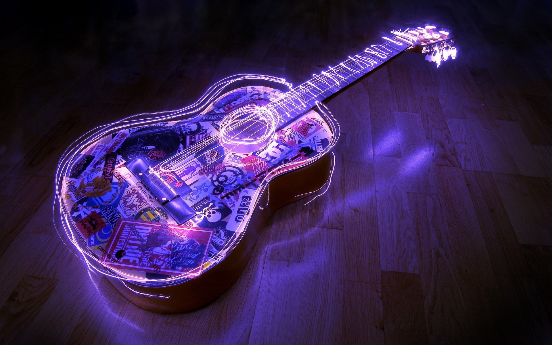 electric guitar music background