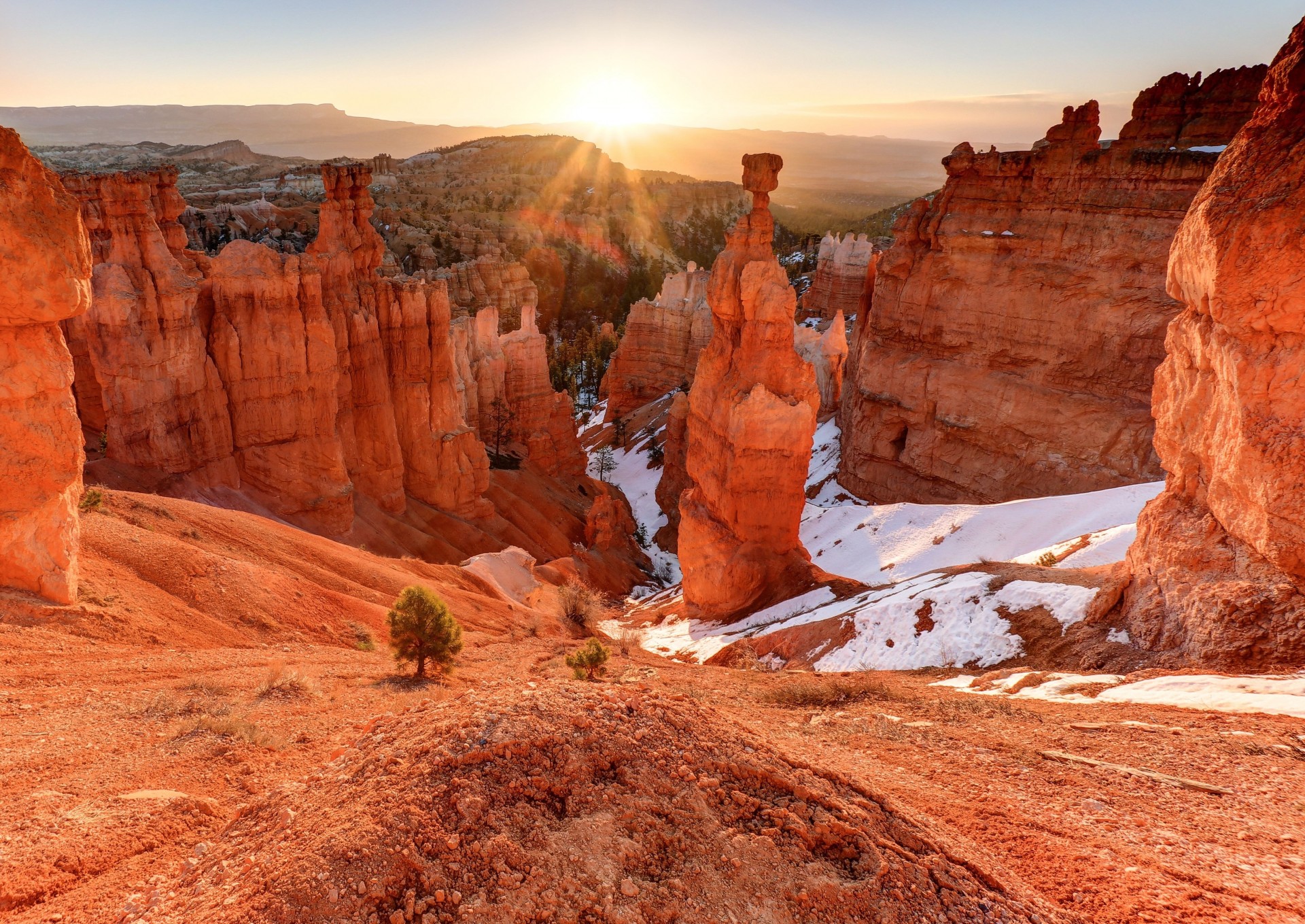 landscape utah mountain united states rock