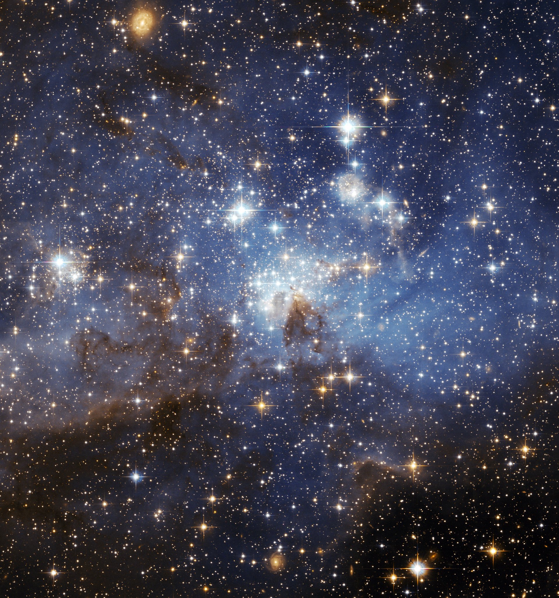 lh 95 stelle spazio nebulosa nebulosa stelle spazio