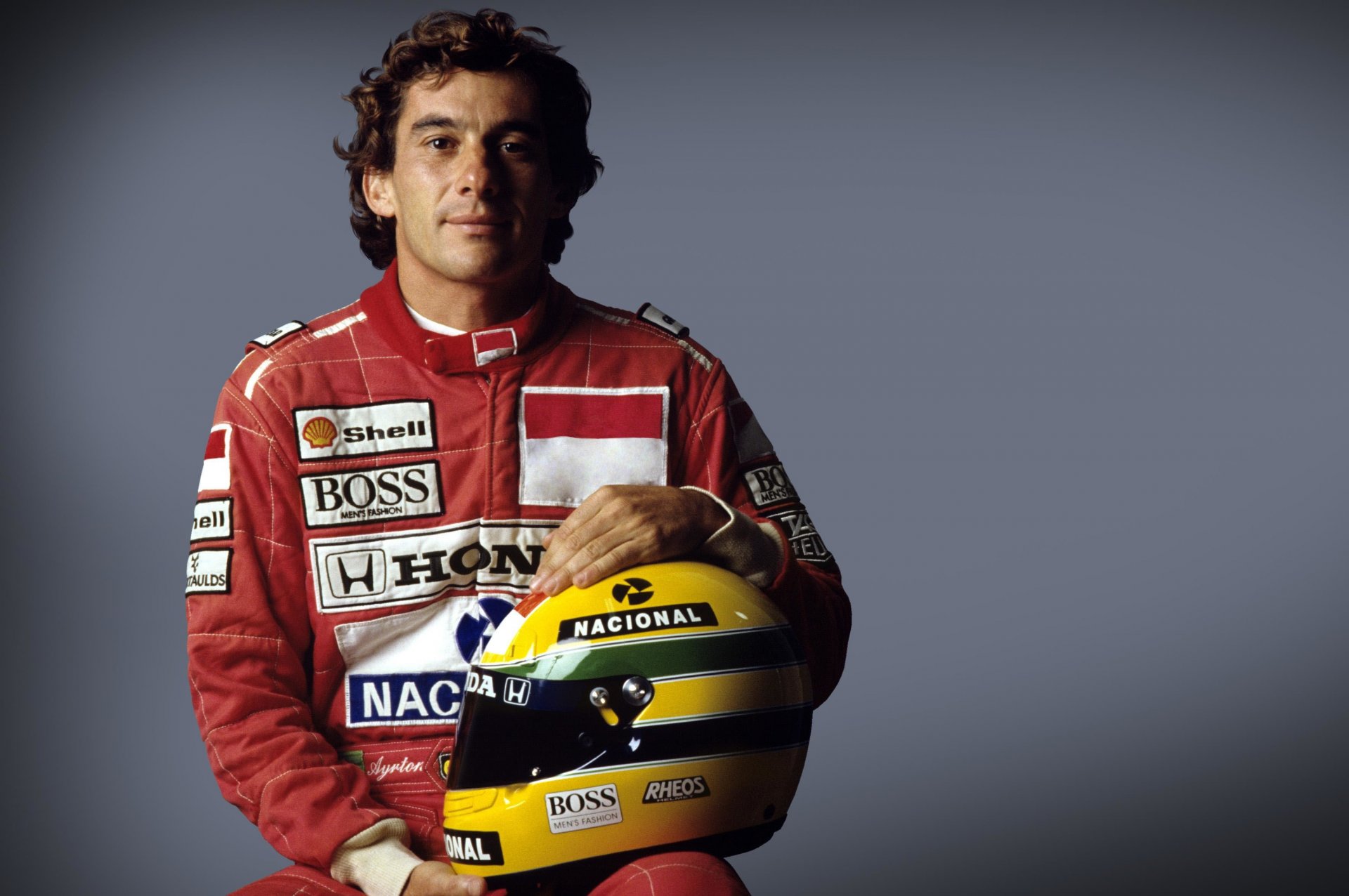 ayrton senna helm toulman 1984 lotus 1985-1987 mclaren williams 1994 formel 1 f1 weltmeister 1988 1990 1991 legende extremsport