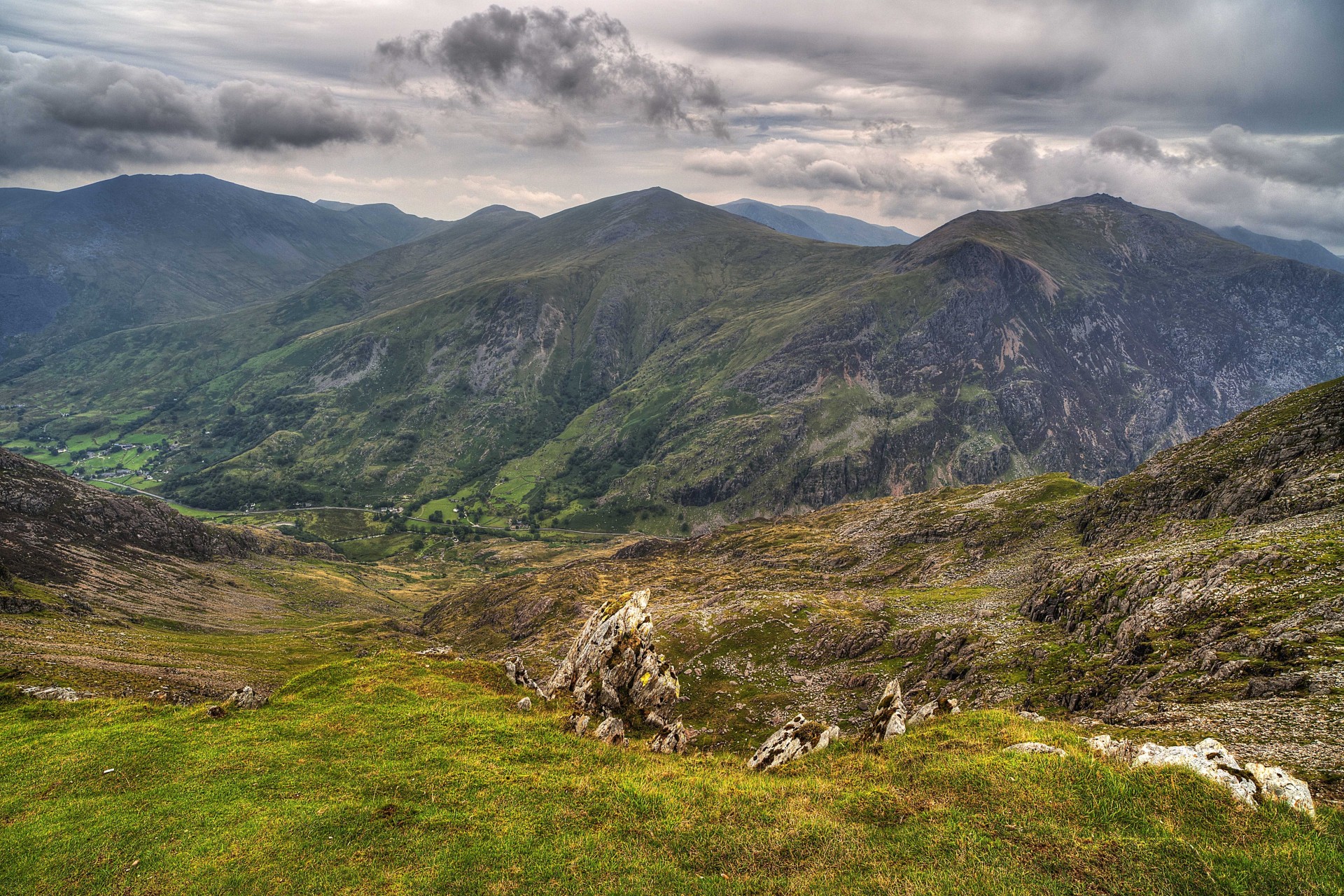 united kingdom landscape mountain snowdonia