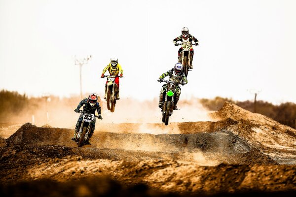 Sport estremi. Motocross nel deserto