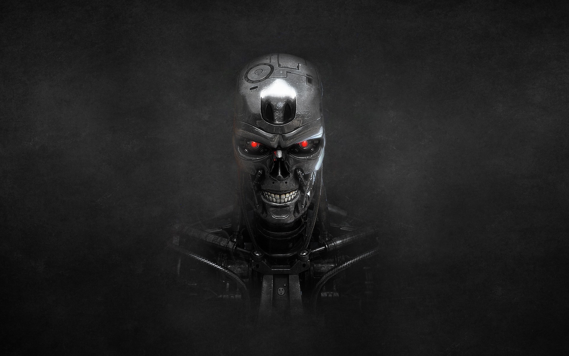 robots skeleton skull terminator