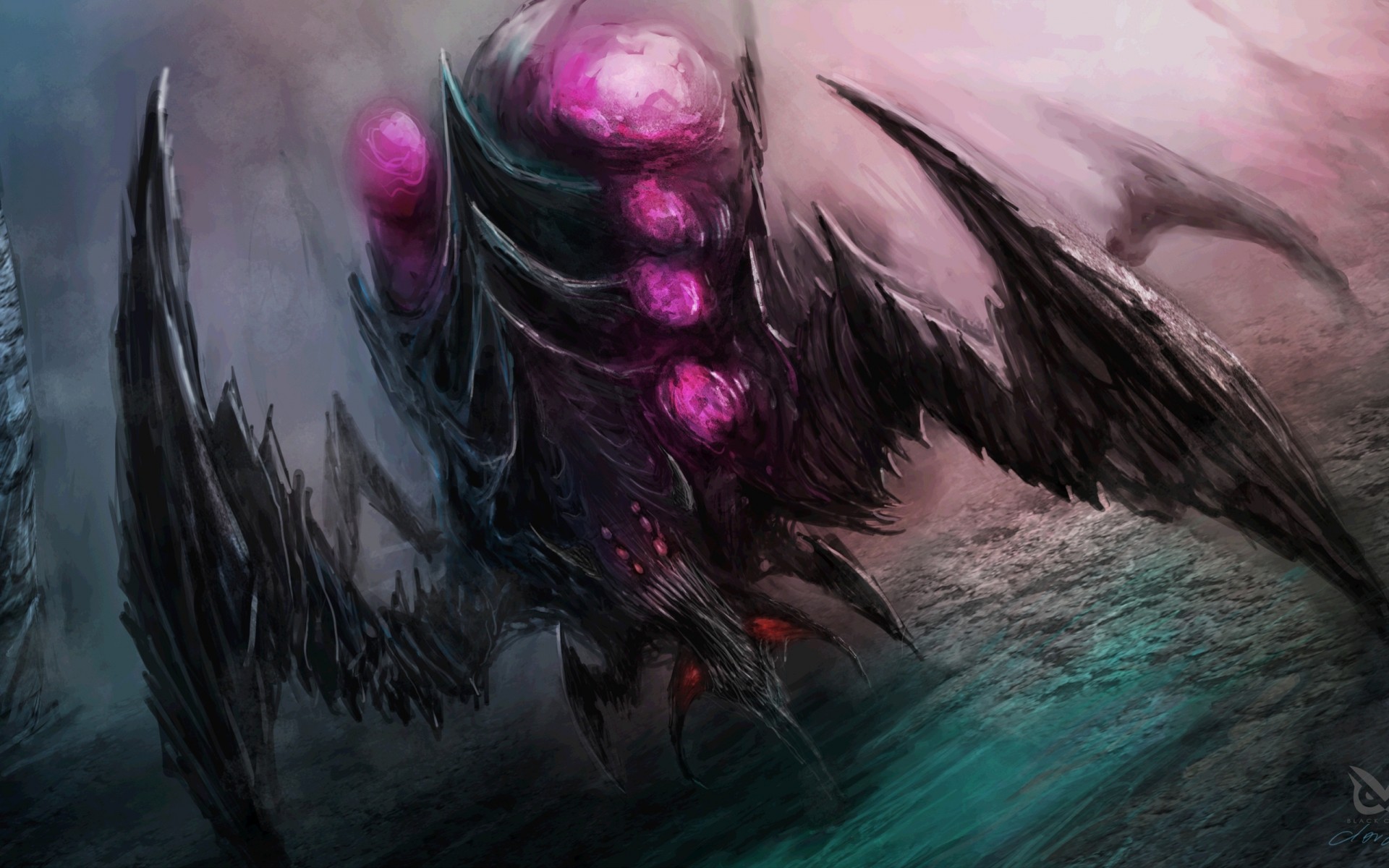 art monster fiction zerg spider