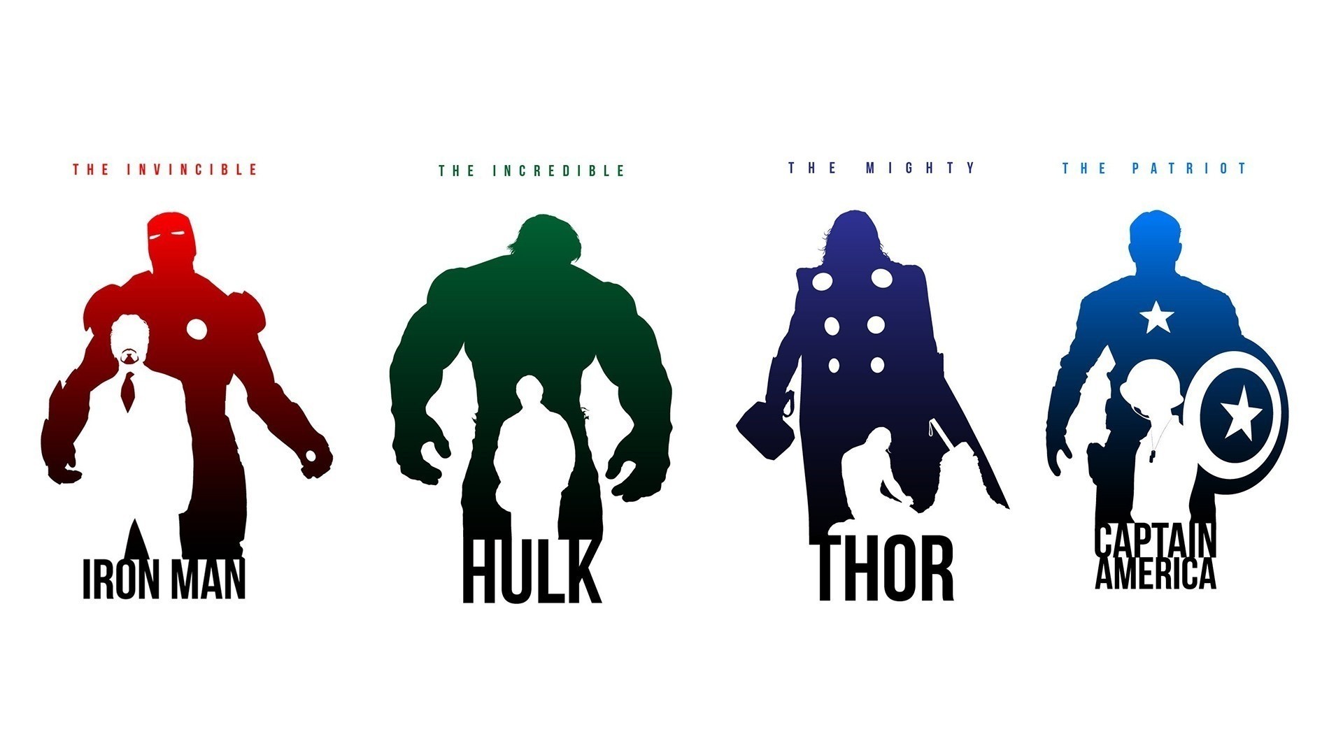 thor iron man helden hulk captain america