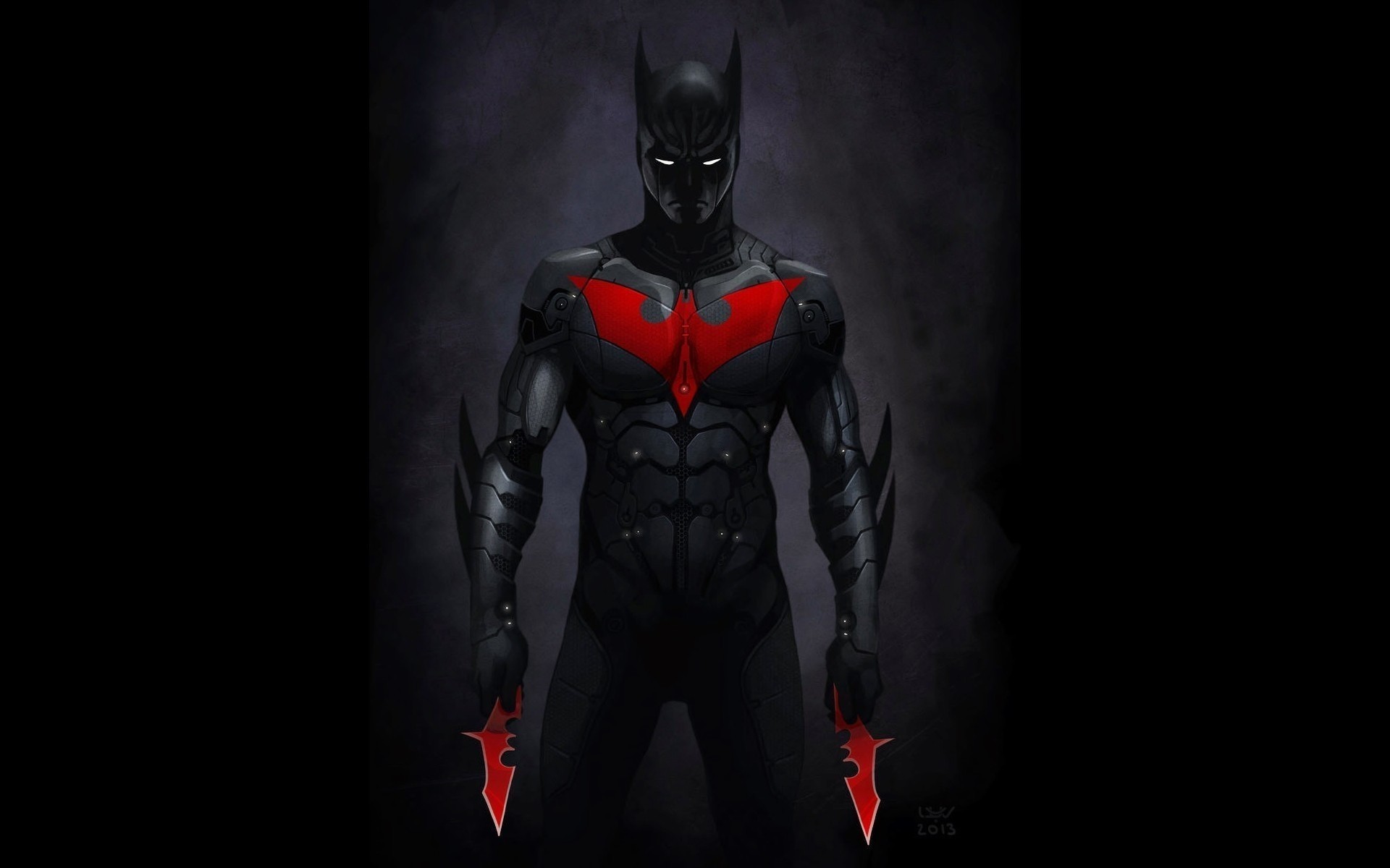 betarangi superhero dc comics black art batman beyond