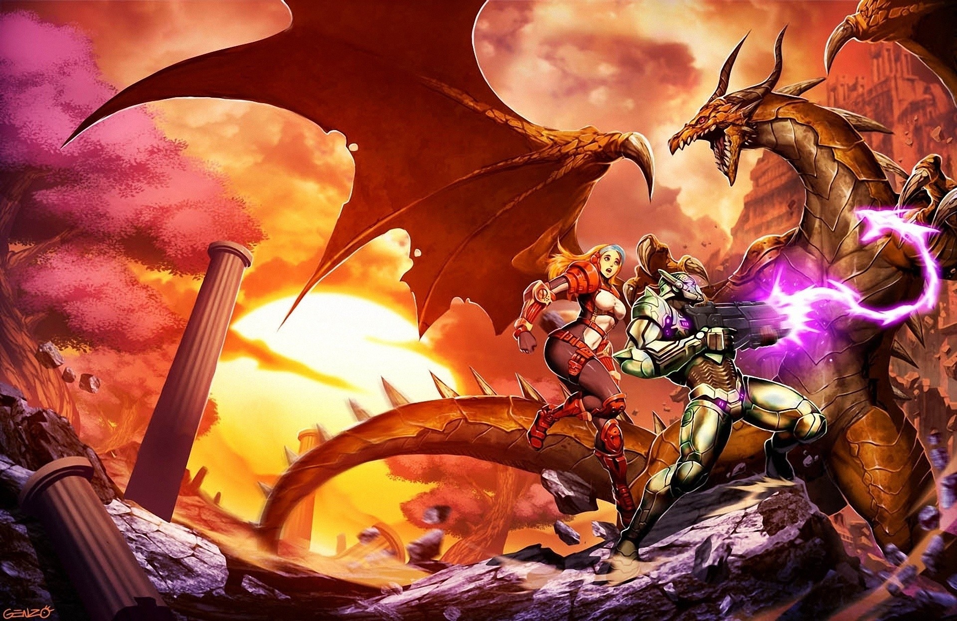 dragon battle