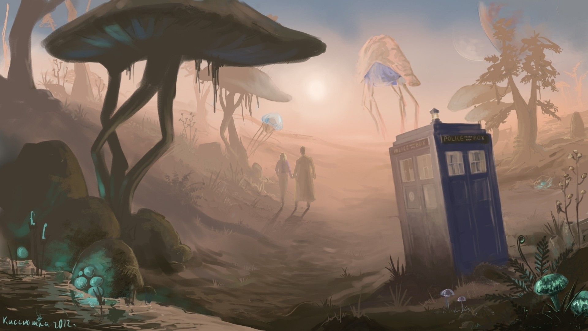 tardis doctor arte morrowind the elder scrolls doctor who