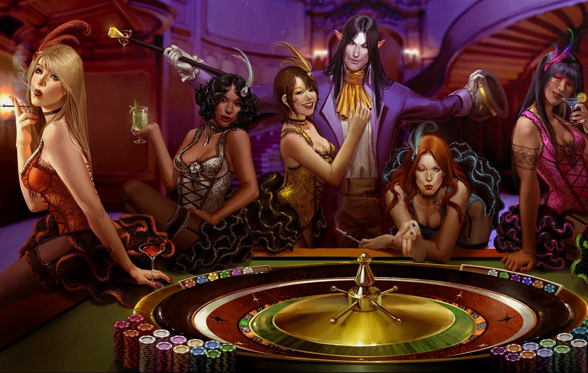 chicas ruleta club casino