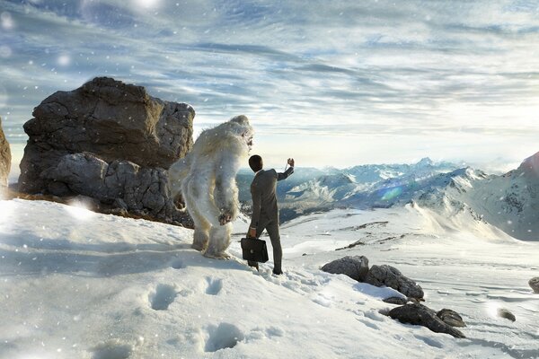 Photo sur la mémoire autour de la neige