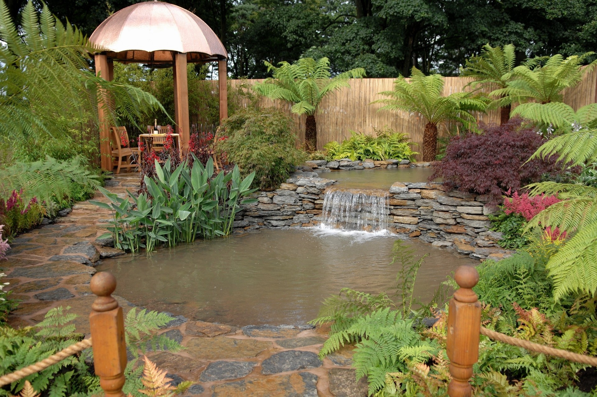 garden furniture pond supplies waterfall design