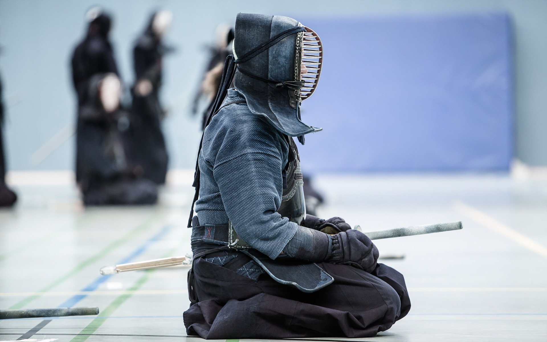 kendo sport kämpfer