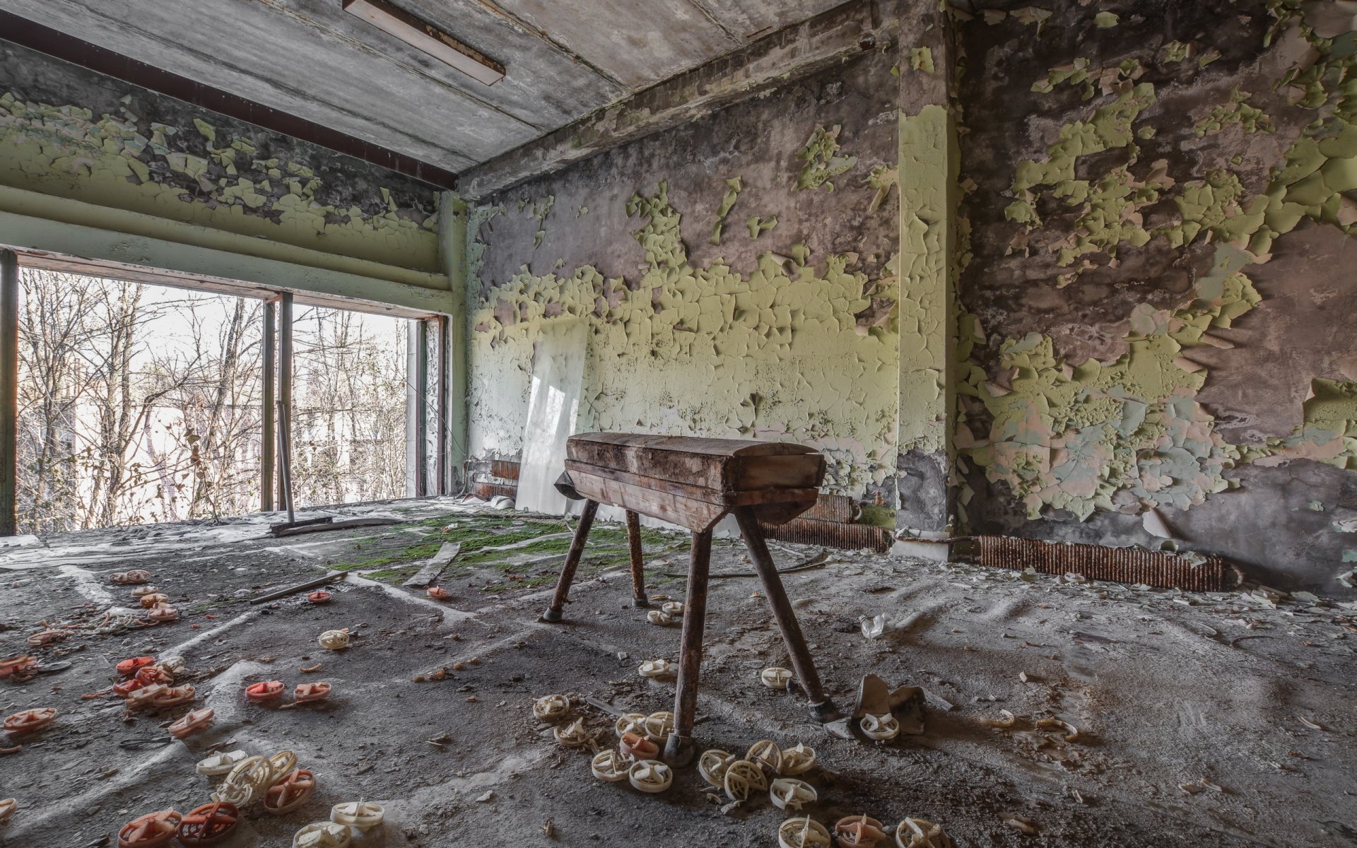 salle cheval sport tchernobyl pripyat