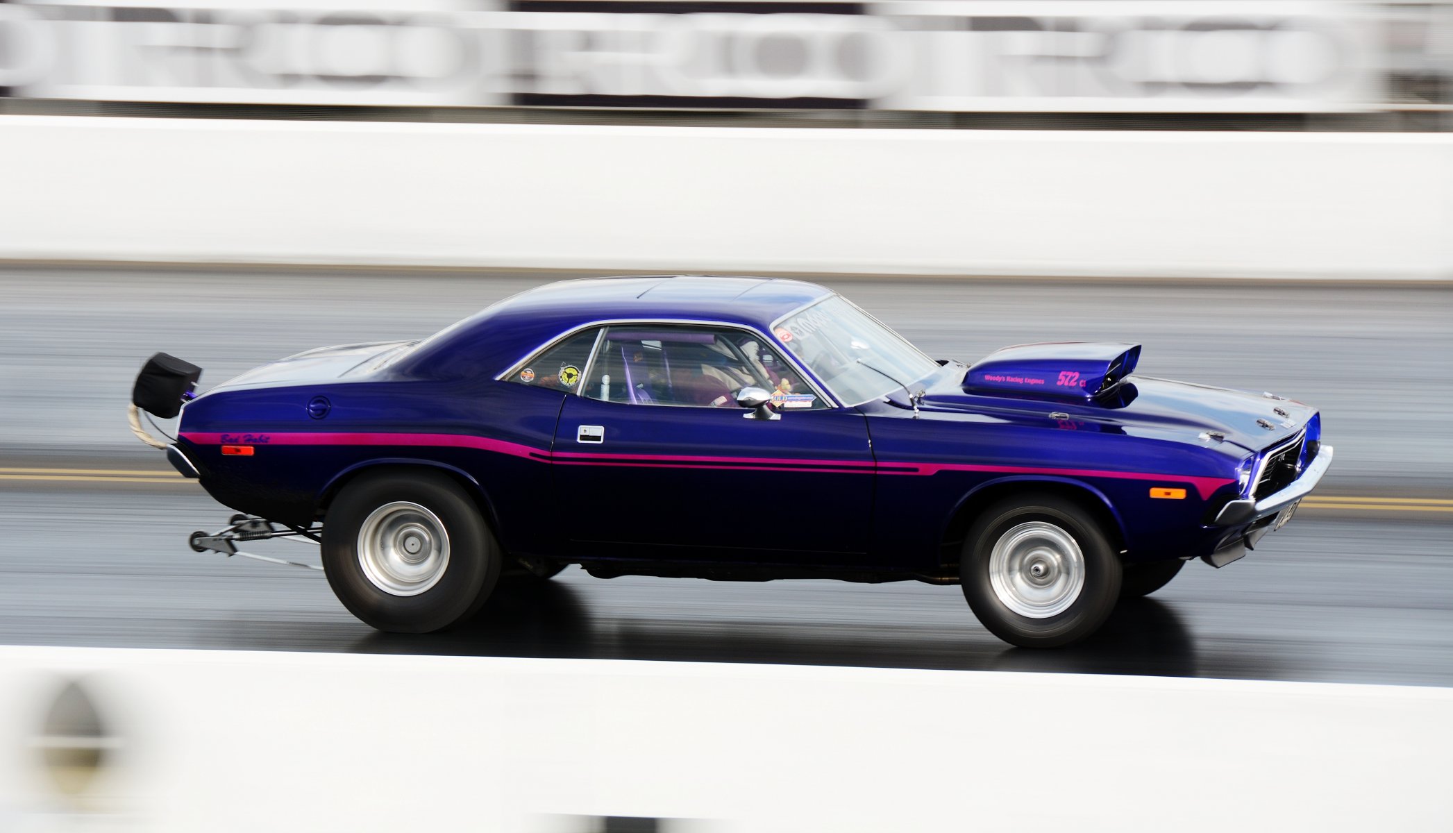 course vitesse conception drag racing muscle car