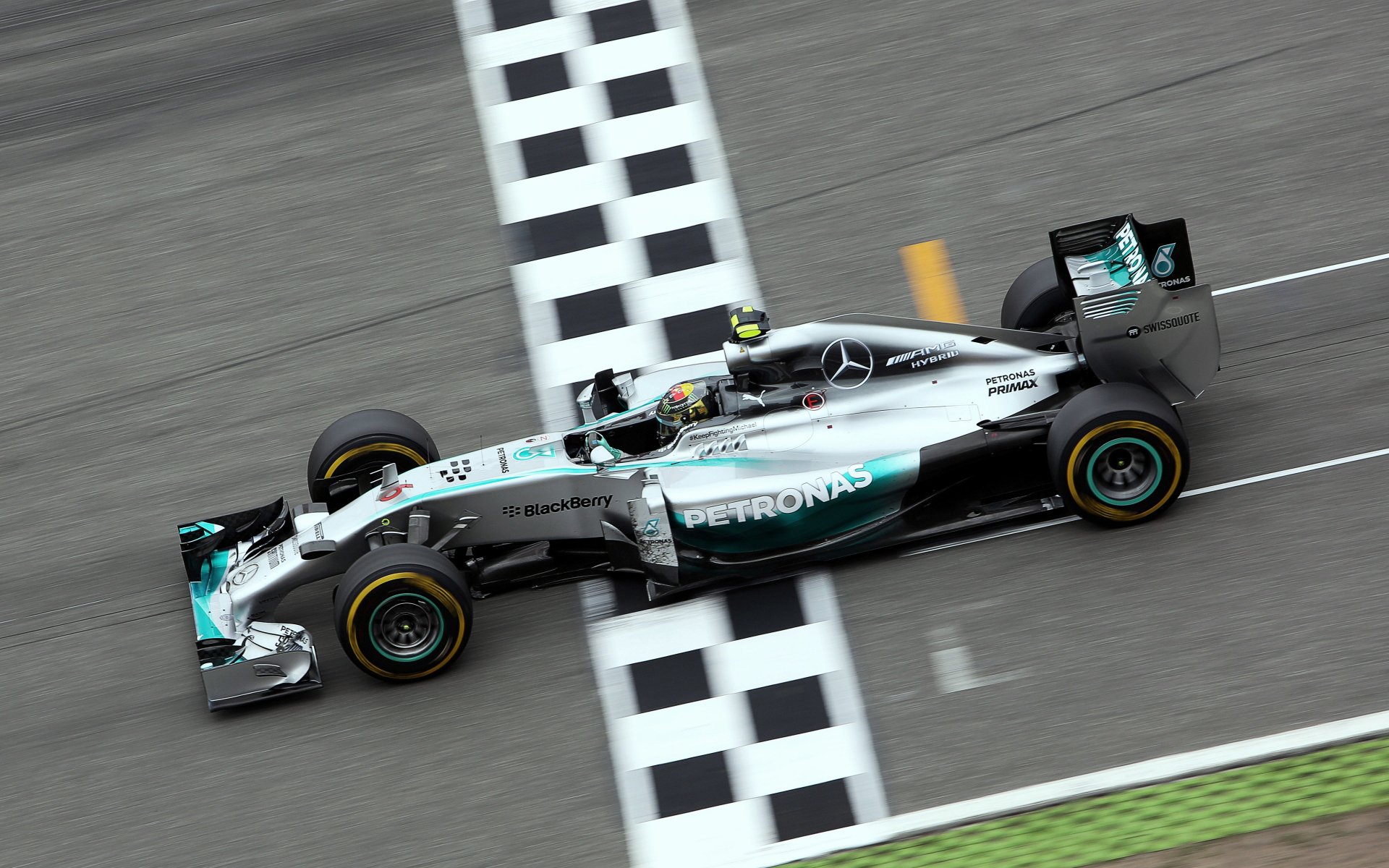 nico rosberg f1 mercedes amg f1 w05 hybrid v6 mit 16 turbo formel hokenheim 2014