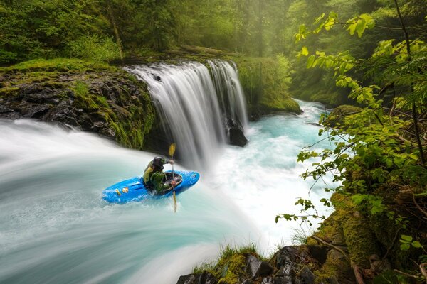 Natation sportive en bateau en alliage