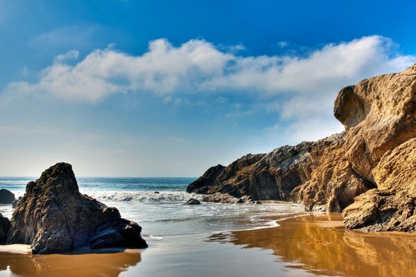 Felsen mit Meer hier ist meine Landschaft