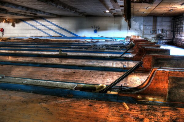 Photo of a sports bowling hall