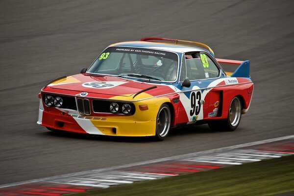 A 1973 bmw racing car