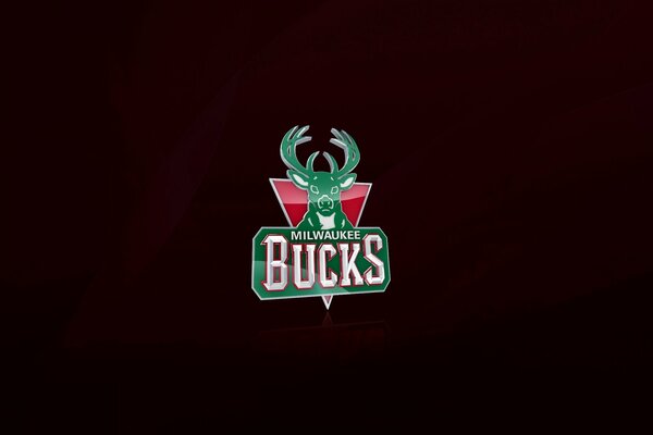 Sfondo con logo Milwaukee Bucks