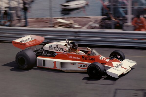 World champion James Hunt from the McLaren team