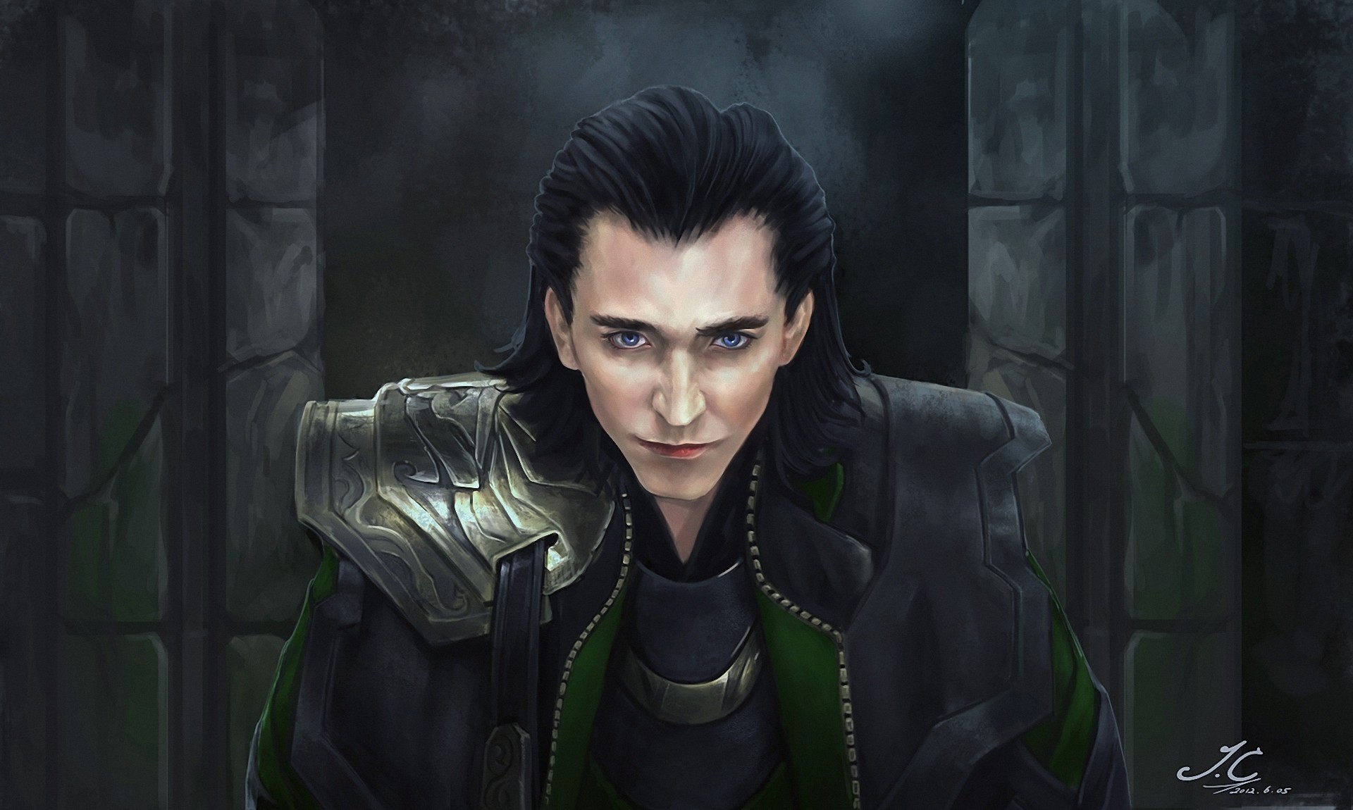 uomo arte male loki supereroi