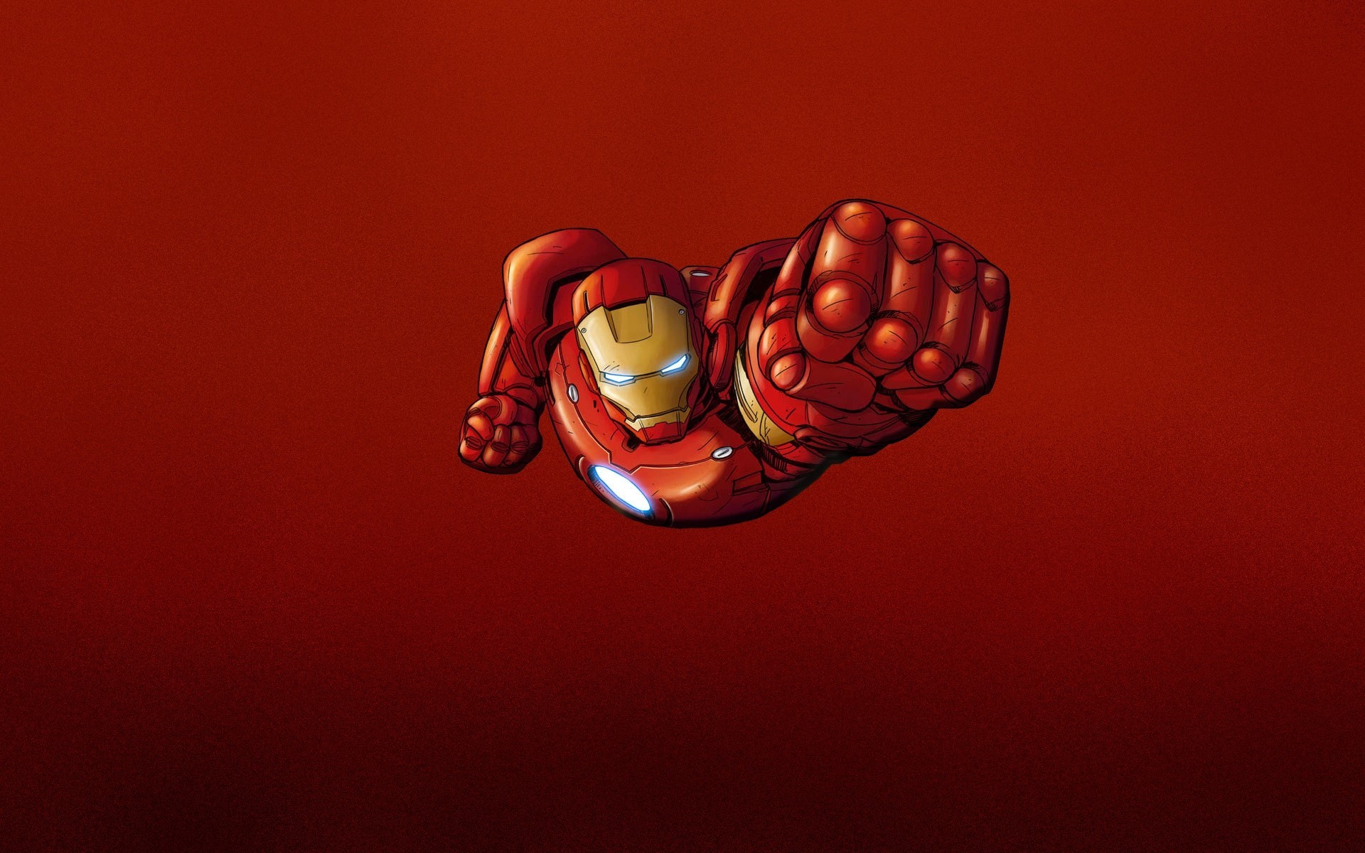 komiksy marvel iron man stal czerwony