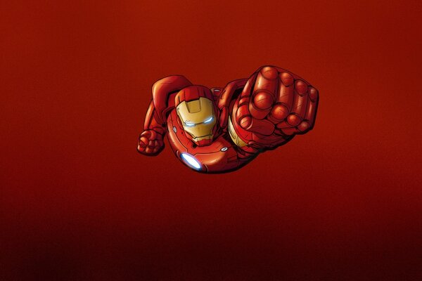 Screensaver Iron Man de la bande dessinée