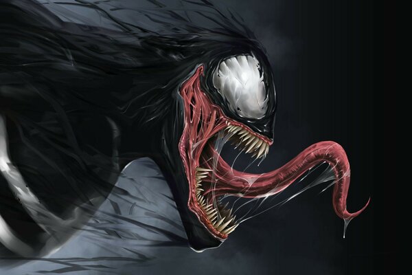 The terrible Spider-Man exudes venom