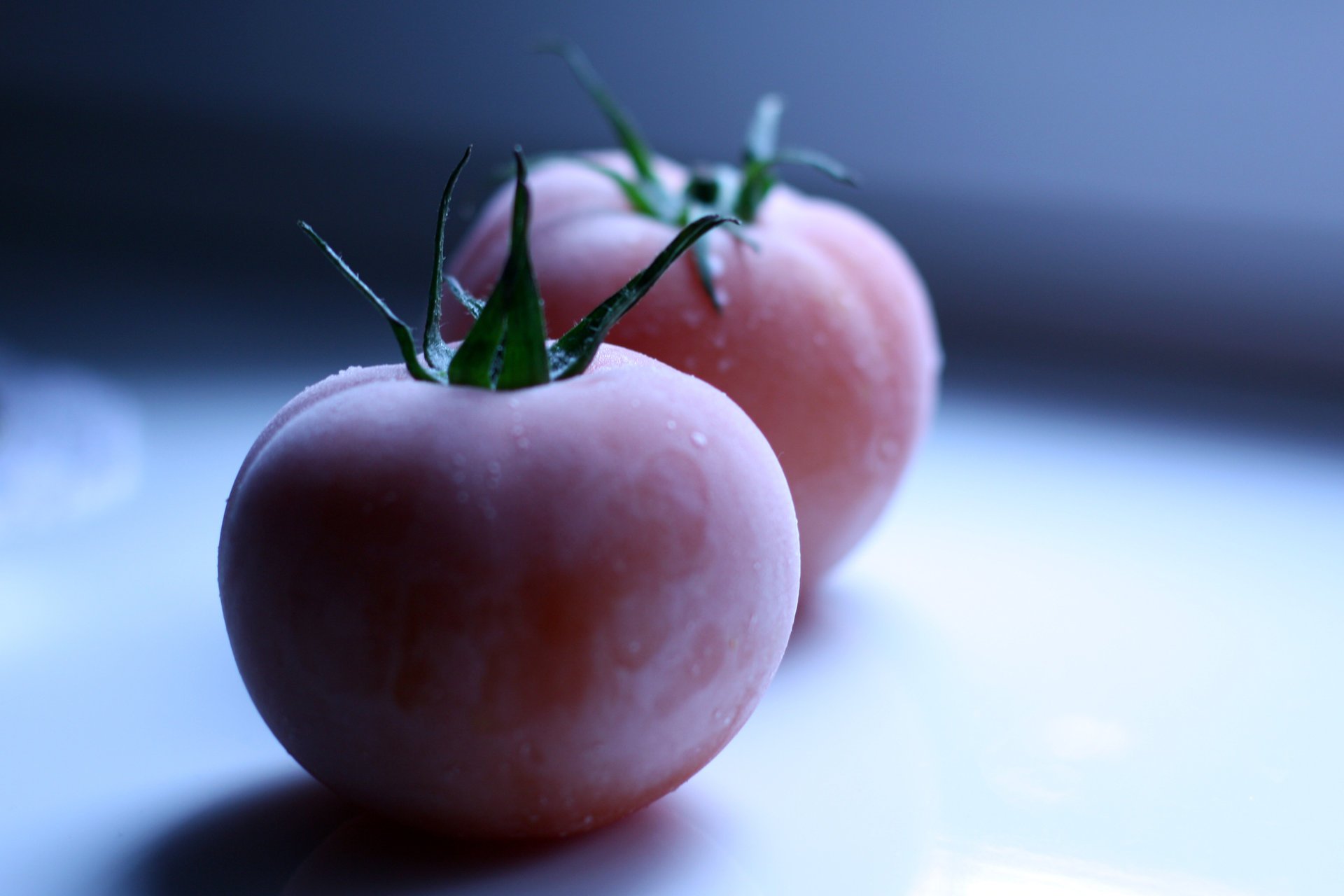 gefrorene tomate gefrorenes essen tomate gemüse