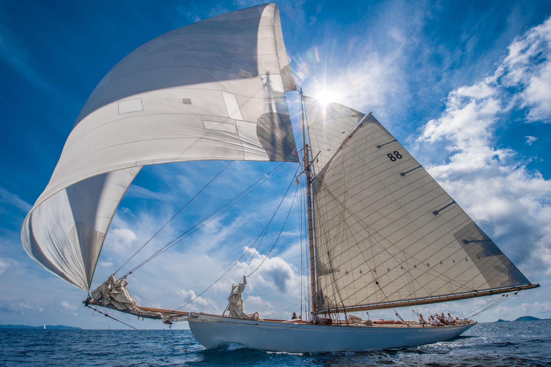 océan navire voile paysage