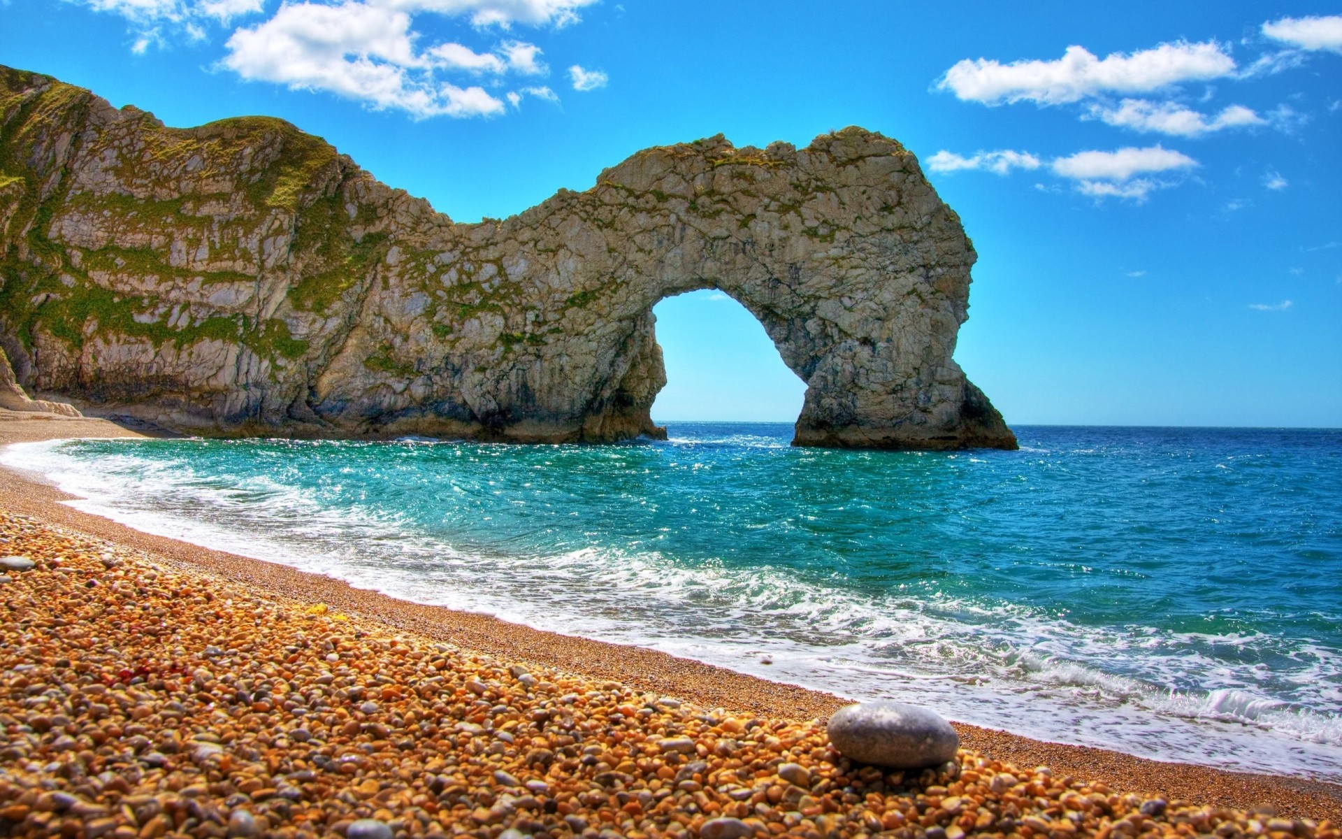 ky beach cereals arch nature clouds sea