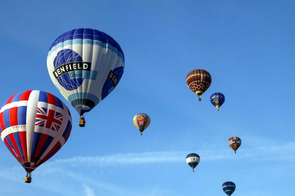 Luftballons Himmel Sport